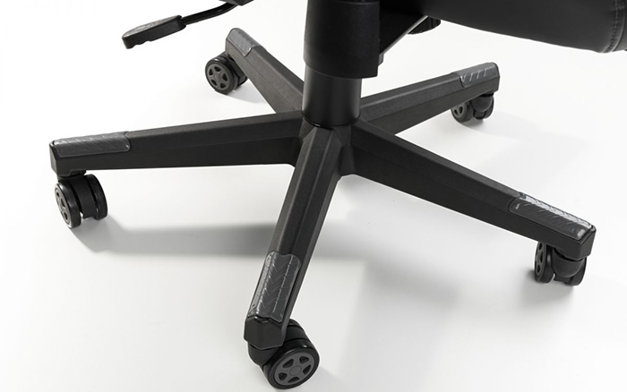 Meteor Black Faux Leather Gaming Chair